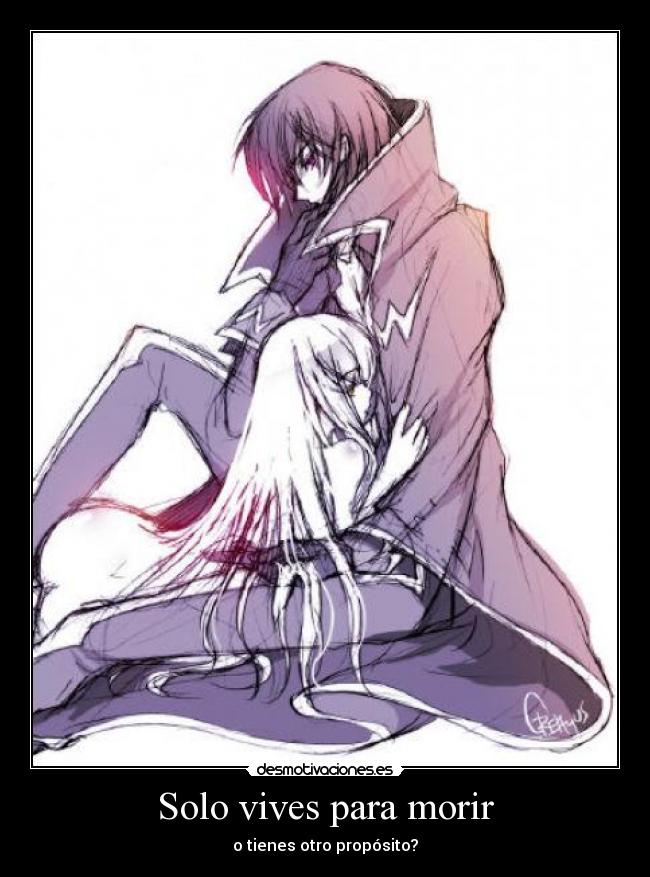 Solo vives para morir - o tienes otro propósito?