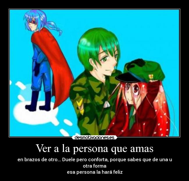 Ver a la persona que amas -