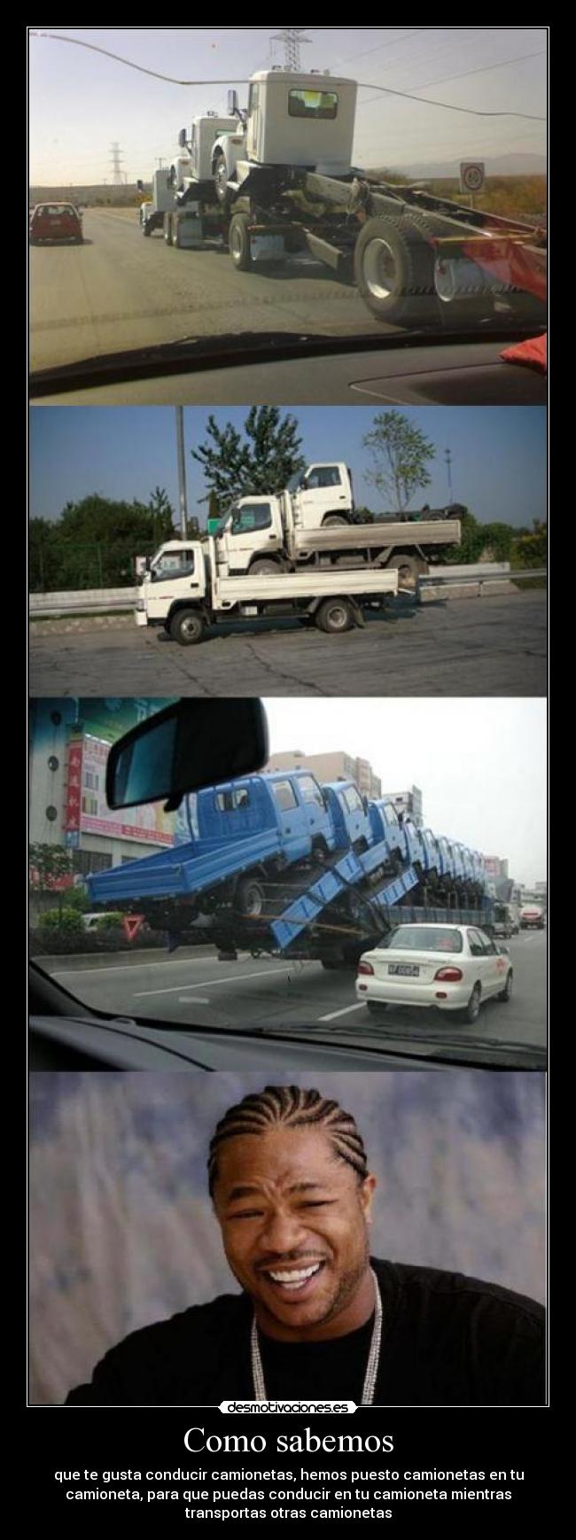 Como sabemos - que te gusta conducir camionetas, hemos puesto camionetas en tu
camioneta, para que puedas conducir en tu camioneta mientras
transportas otras camionetas