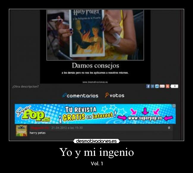 Yo y mi ingenio - Vol. 1