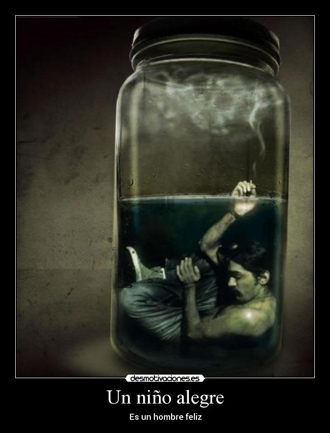Un niño alegre -