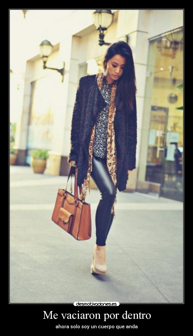 Me vaciaron por dentro - ahora solo soy un cuerpo que anda