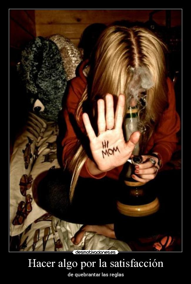 Hacer algo por la satisfacción -