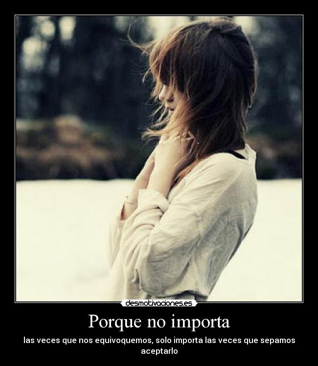 Porque no importa - 