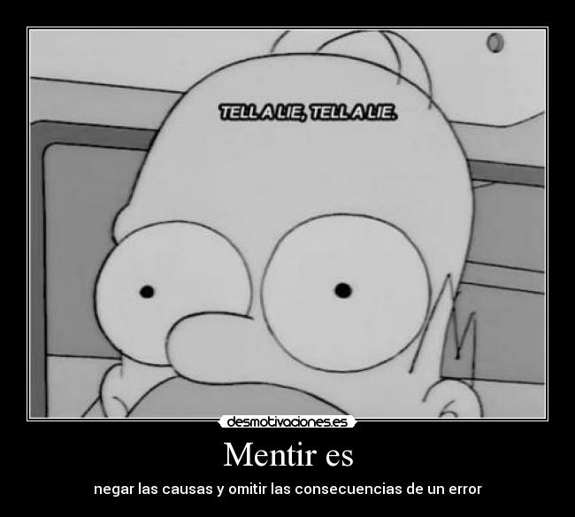 Mentir es - 