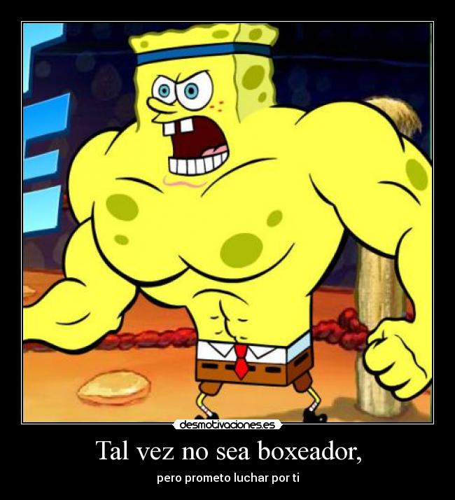 Tal vez no sea boxeador, - 