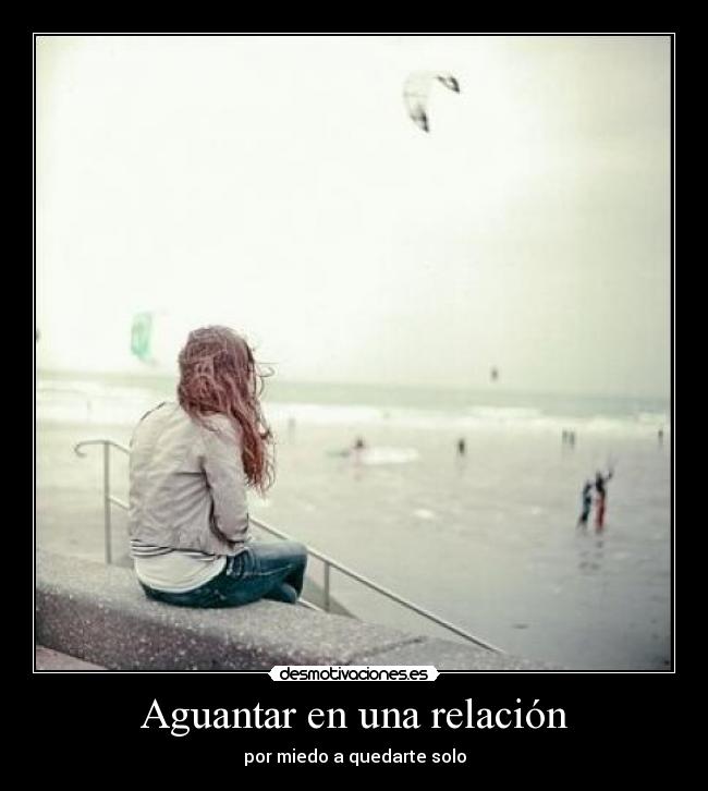 Aguantar en una relación -