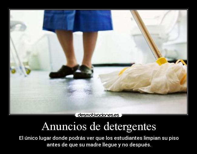 carteles detergente desmotivaciones