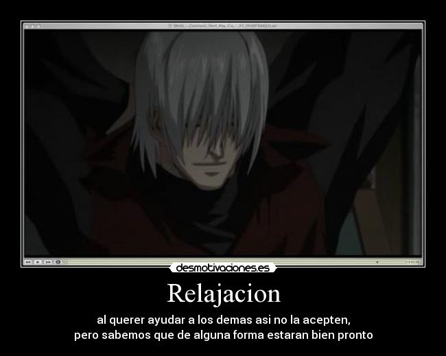carteles devil may cry anime dante echos reales ayudar las personas satisfaccion desmotivaciones