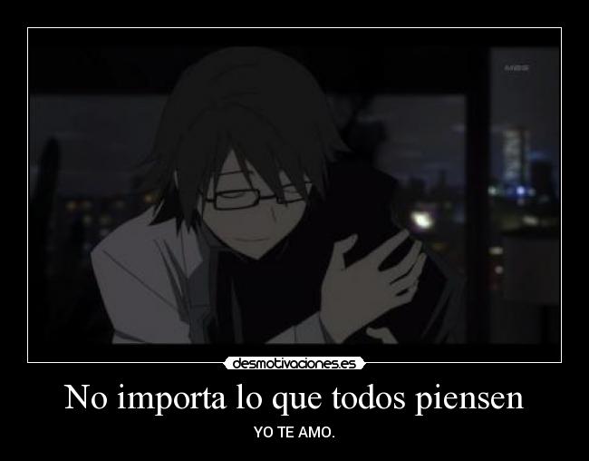 No importa lo que todos piensen - 