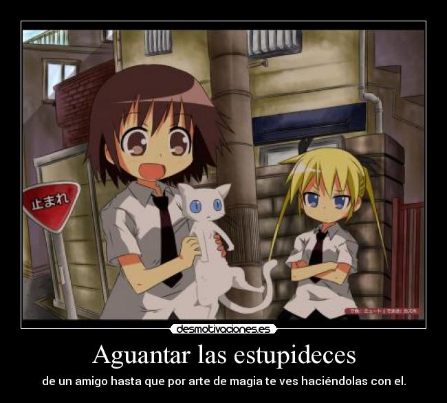 Aguantar las estupideces - 