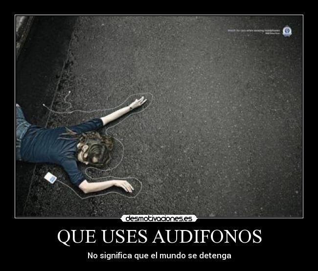 QUE USES AUDIFONOS -