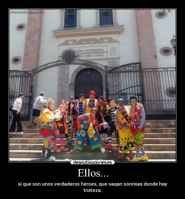 carteles payasos desmotivaciones