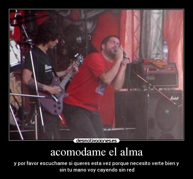acomodame el alma -