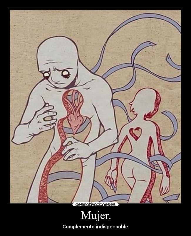 Mujer. - Complemento indispensable.