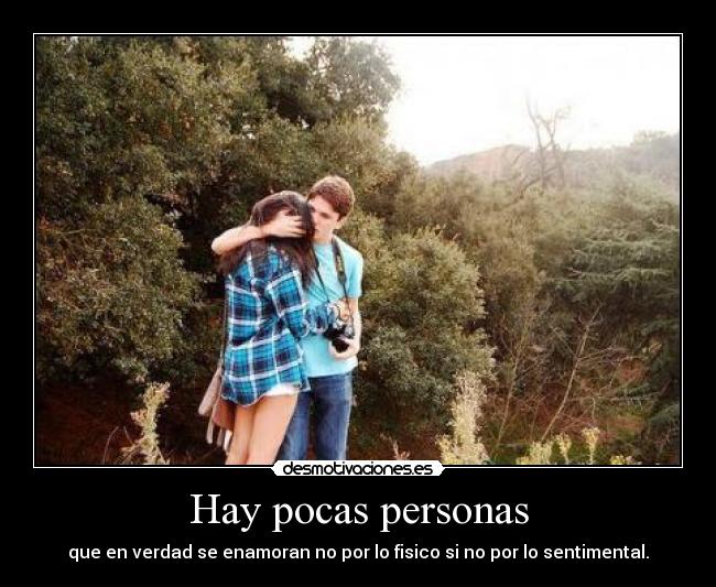 Hay pocas personas - 