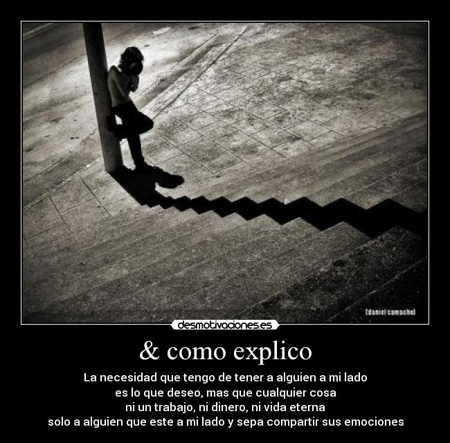 & como explico - 