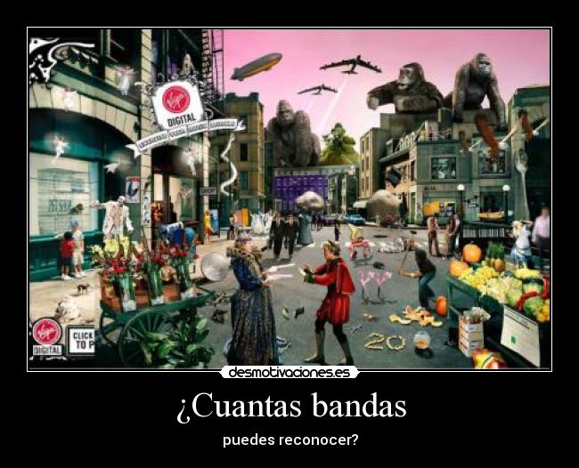 carteles gnr kss gorillaz led zeppelin foo fighters desmo desmotivaciones