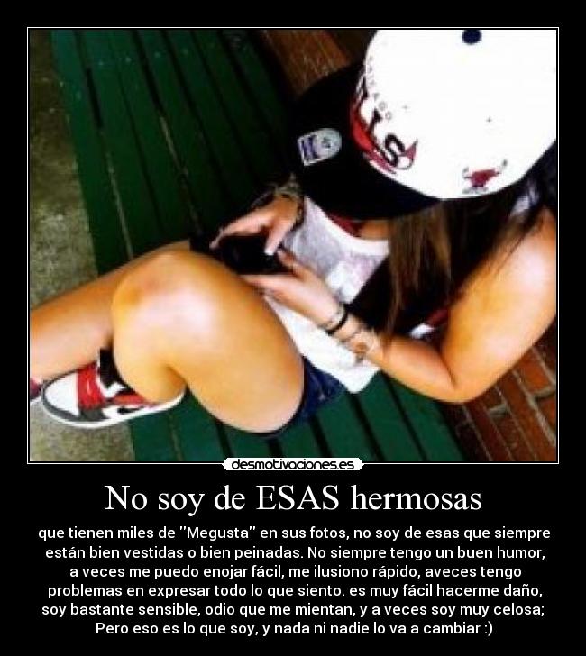 No soy de ESAS hermosas - 