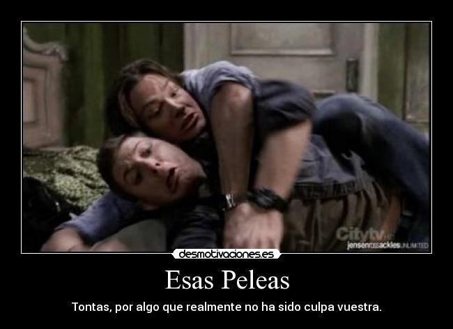 Esas Peleas - Tontas, por algo que realmente no ha sido culpa vuestra.