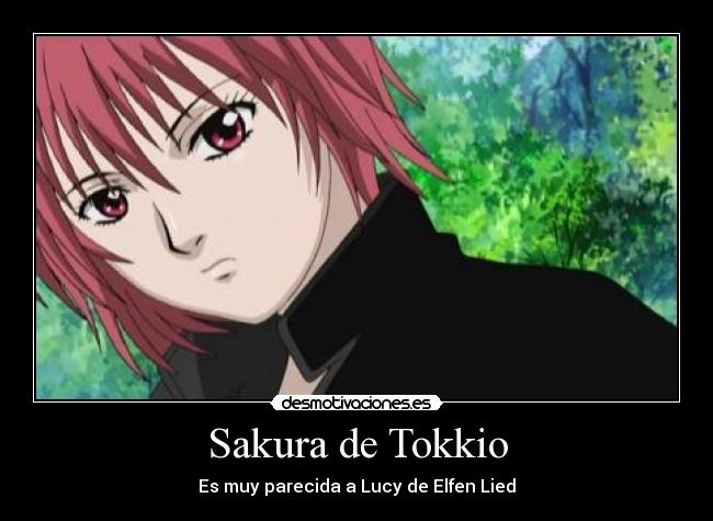 Sakura de Tokkio - Es muy parecida a Lucy de Elfen Lied