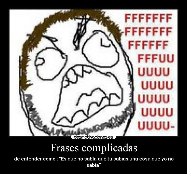 Frases complicadas - 