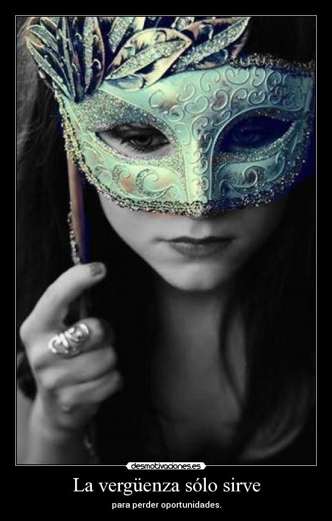 La vergüenza sólo sirve -