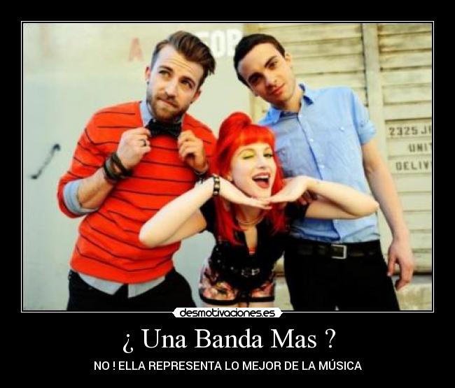¿ Una Banda Mas ? - NO ! ELLA REPRESENTA LO MEJOR DE LA MÚSICA