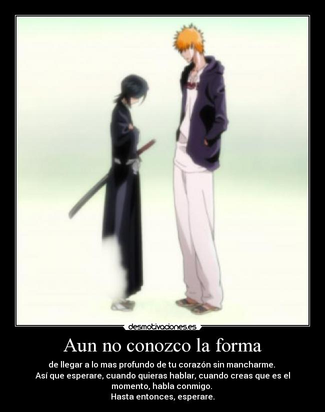 Aun no conozco la forma -