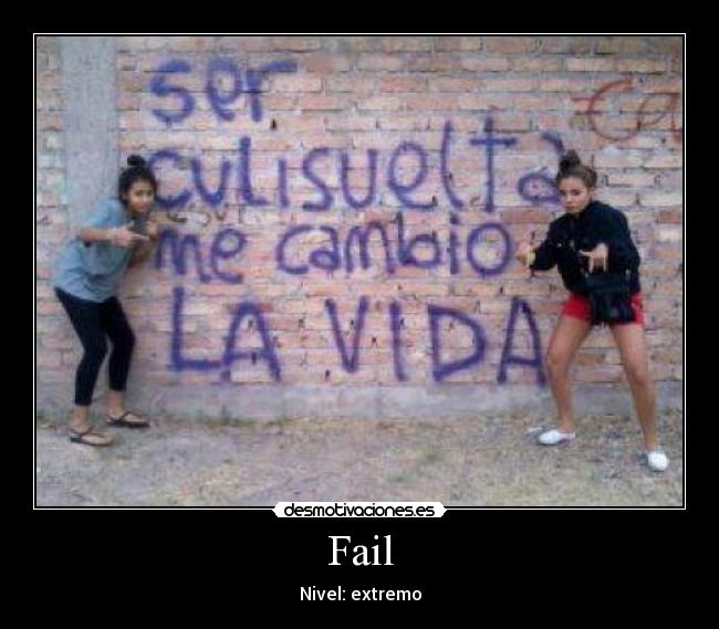 carteles fail fail desmotivaciones