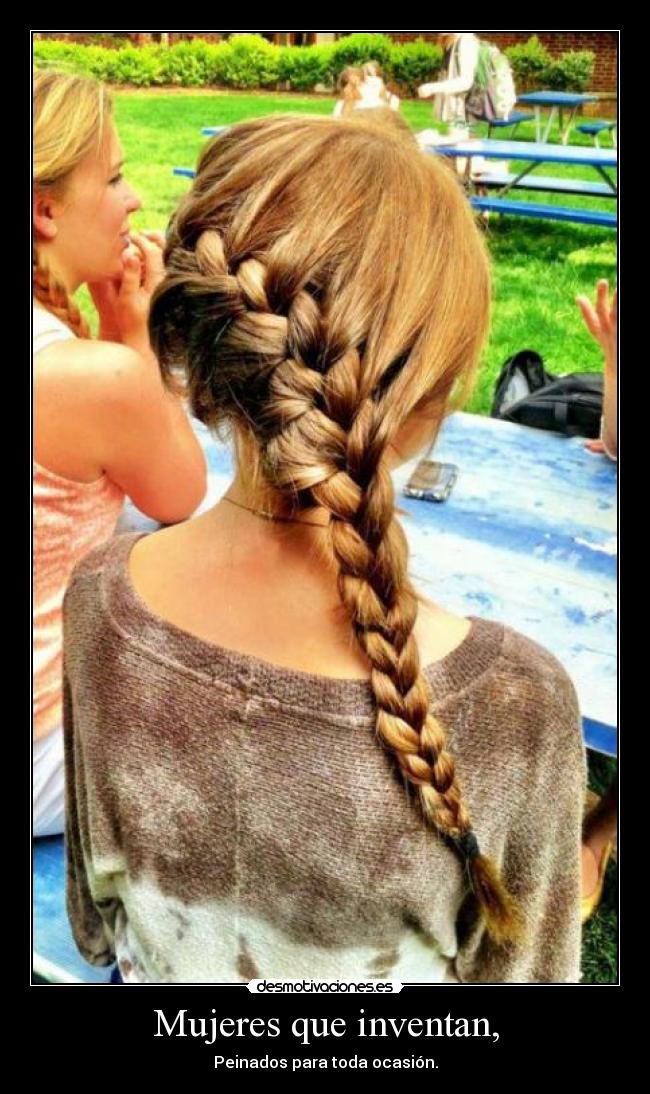 Mujeres que inventan, - Peinados para toda ocasión.