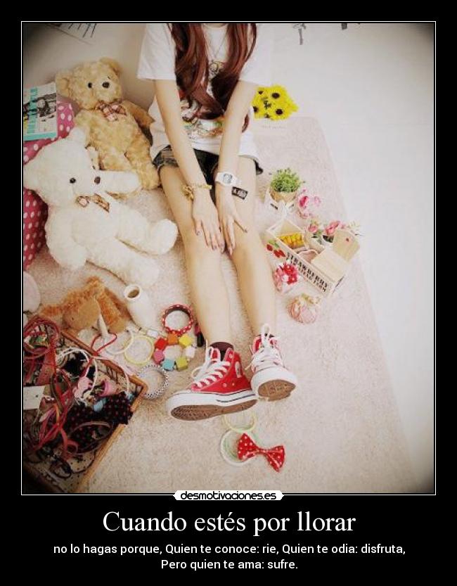 carteles llorar desmotivaciones