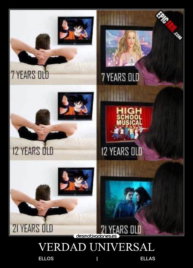 VERDAD UNIVERSAL - ELLOS                                    |                                    ELLAS