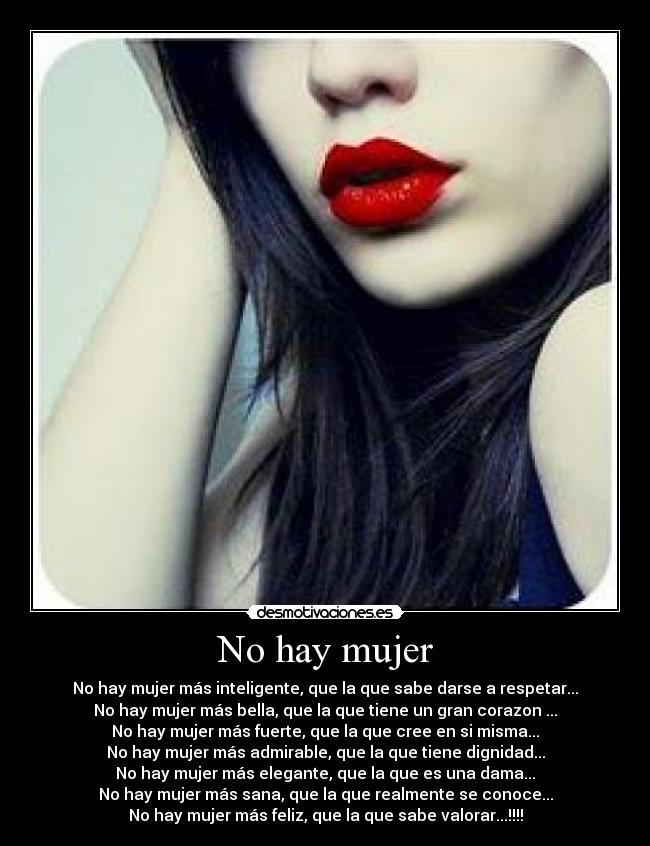 No hay mujer -