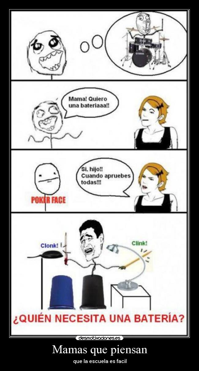 Mamas que piensan - que la escuela es facil