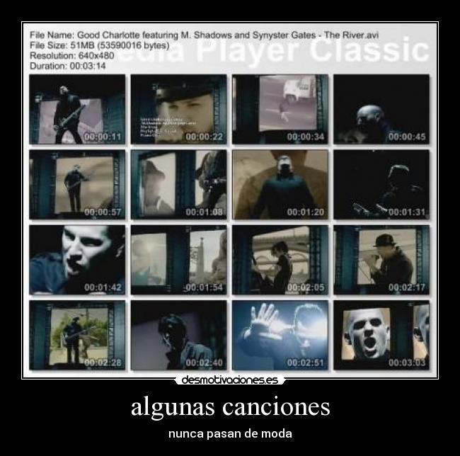 algunas canciones - nunca pasan de moda