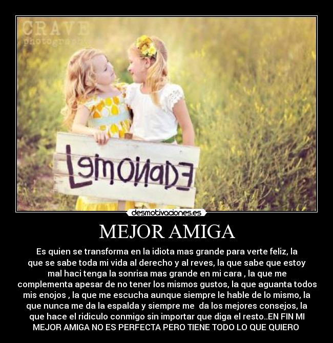 MEJOR AMIGA -