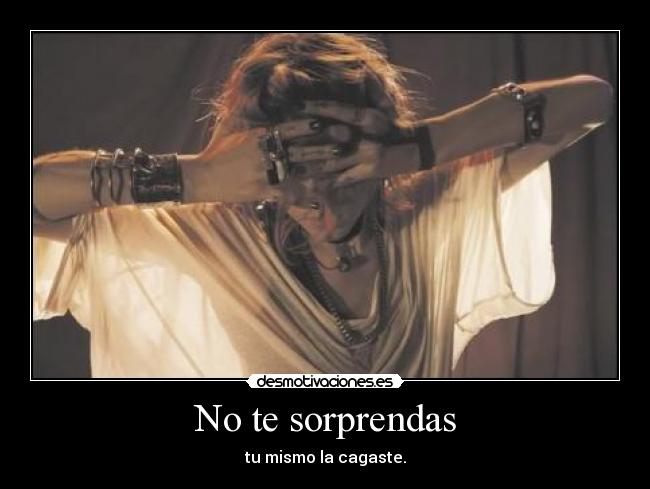 No te sorprendas - 