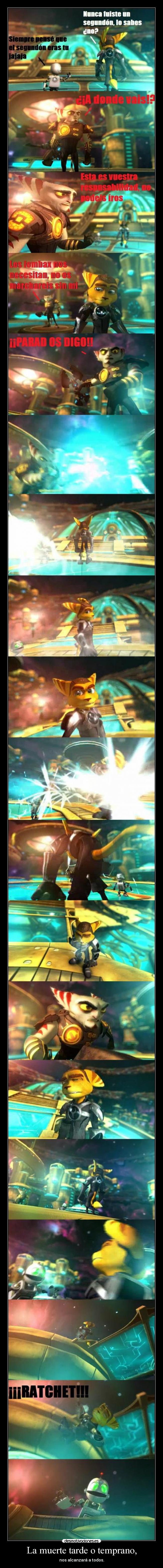 La muerte tarde o temprano, - 