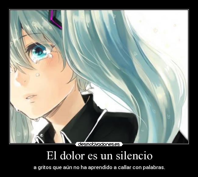 El dolor es un silencio - 