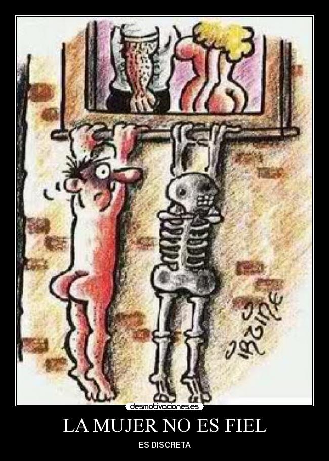 carteles mujer mujer fiel desmotivaciones