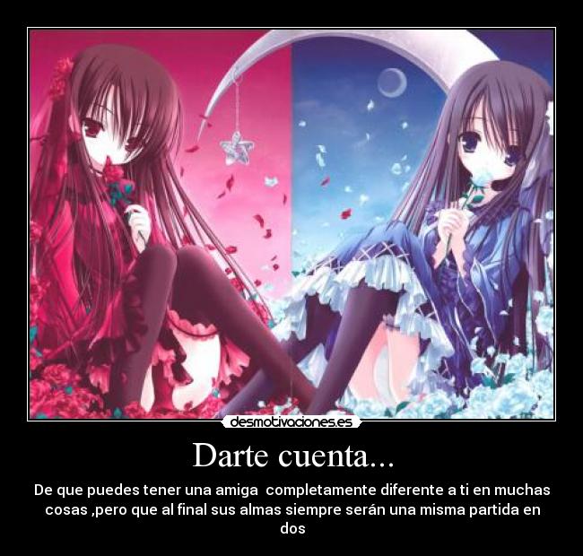 carteles amiga anime tsuki yuuki desmotivaciones