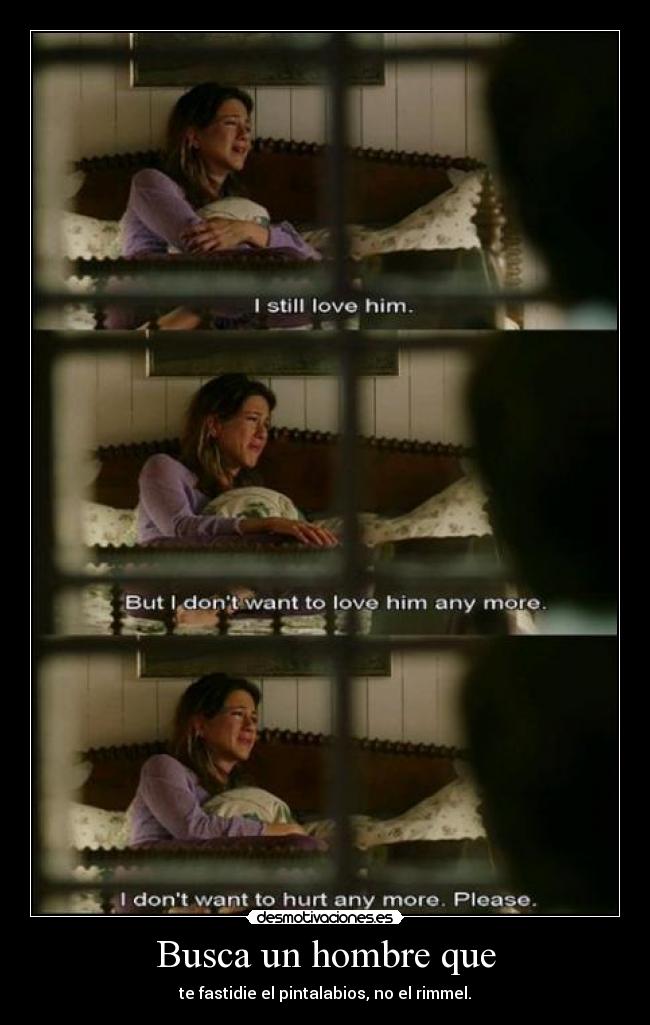 Busca un hombre que -