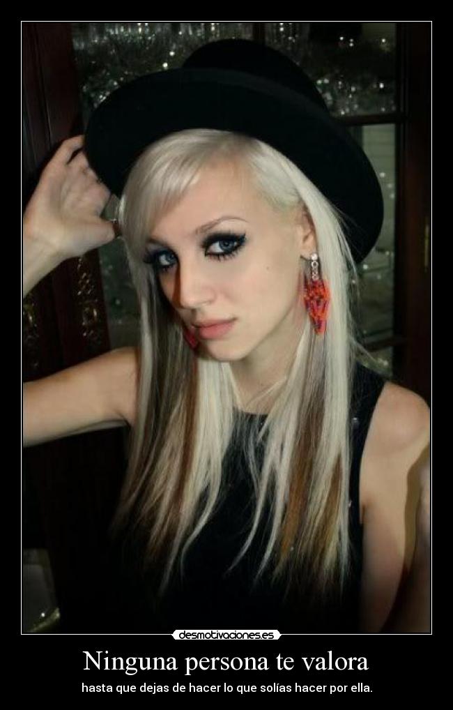 Ninguna persona te valora - 