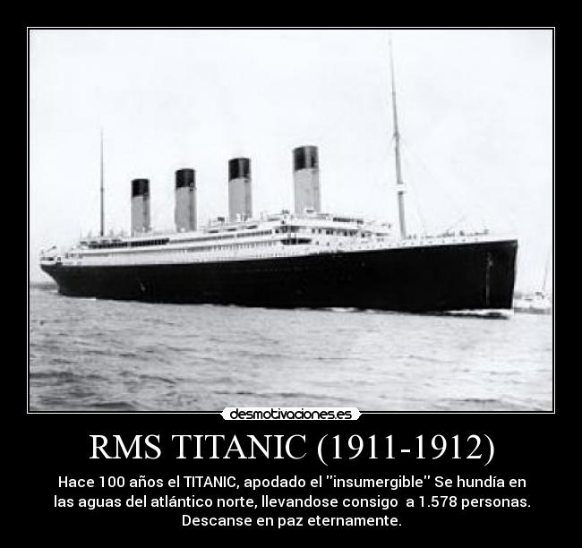 RMS TITANIC (1911-1912) - 