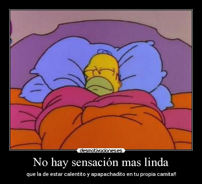 No hay sensación mas linda - 