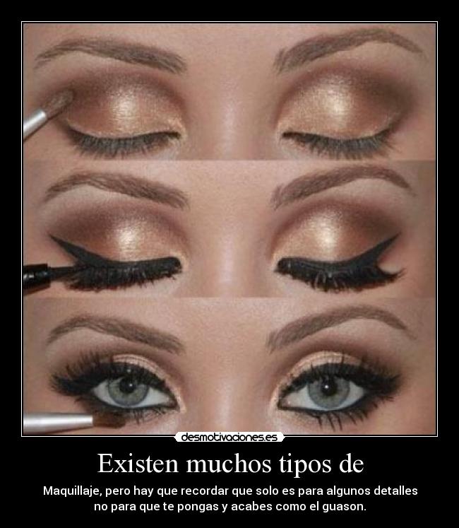 carteles maquillaje pero hay que recordar que solo para algunos detalles para que pongas acabes desmotivaciones