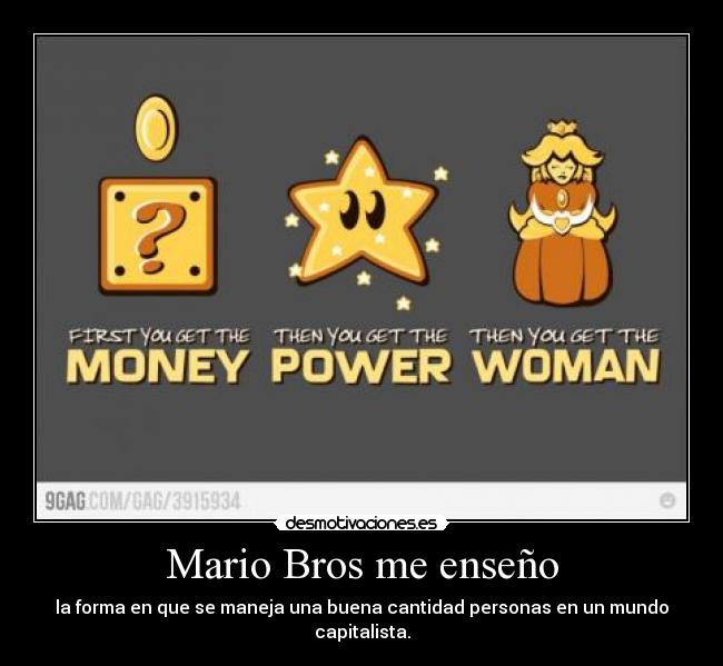Mario Bros me enseño -