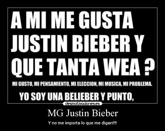 MG Justin Bieber - 