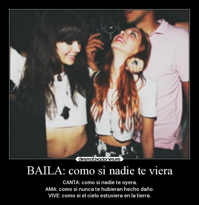 BAILA: como si nadie te viera - 